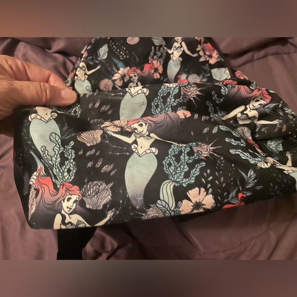 Cute used Loungefly Little Mermaid Full Size Backpack Disney Retired Collectible - Picture 13 of 13
